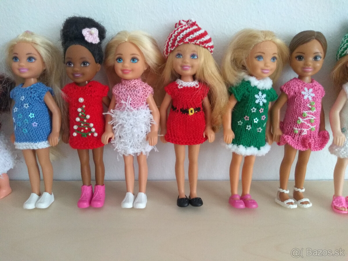 Zimné šaty pre bábiky barbie ken chelsea evi skiper bábo - 12