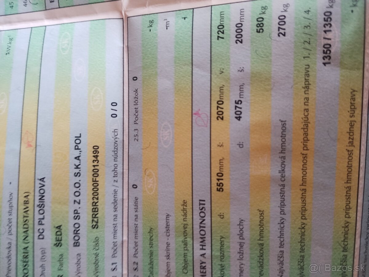 Autoprepravnik BORO - 12