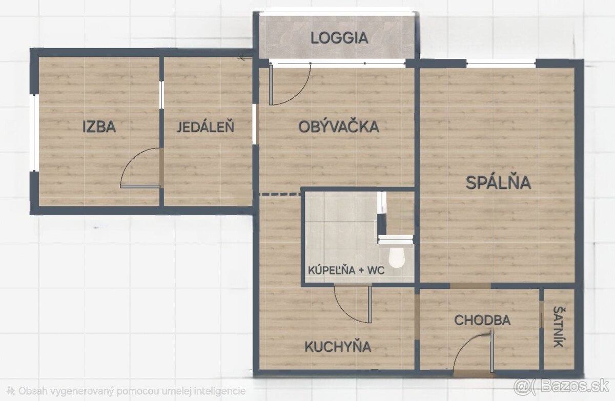 Kompletné zrekonštruovaný 3-izbový byt v Banskej Bystrici - 12