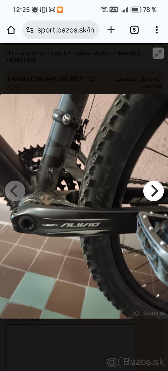 Predám CTM RAPTOR 2017 - 12