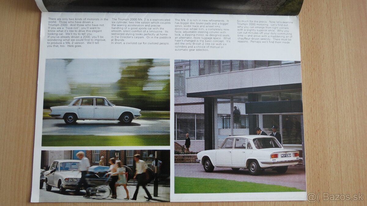 Prospekty Rover, Triumph, TVR, Lotus - od 50. let. - 12