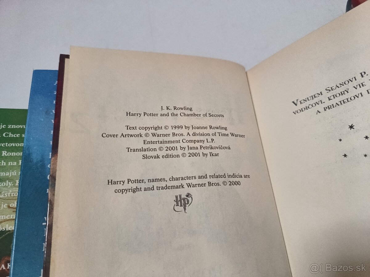 Harry Potter 1-5, prvé vydanie 2000-2003 - 12