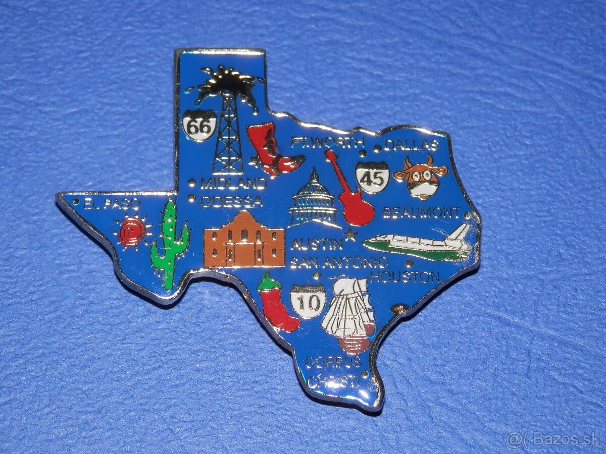 Magnetky kovové mapy - 12