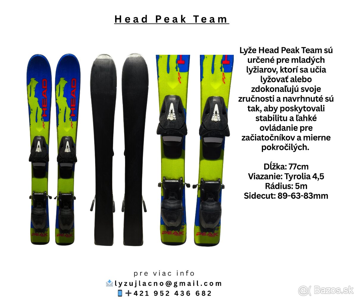 Detské lyže a lyžiarky - 12