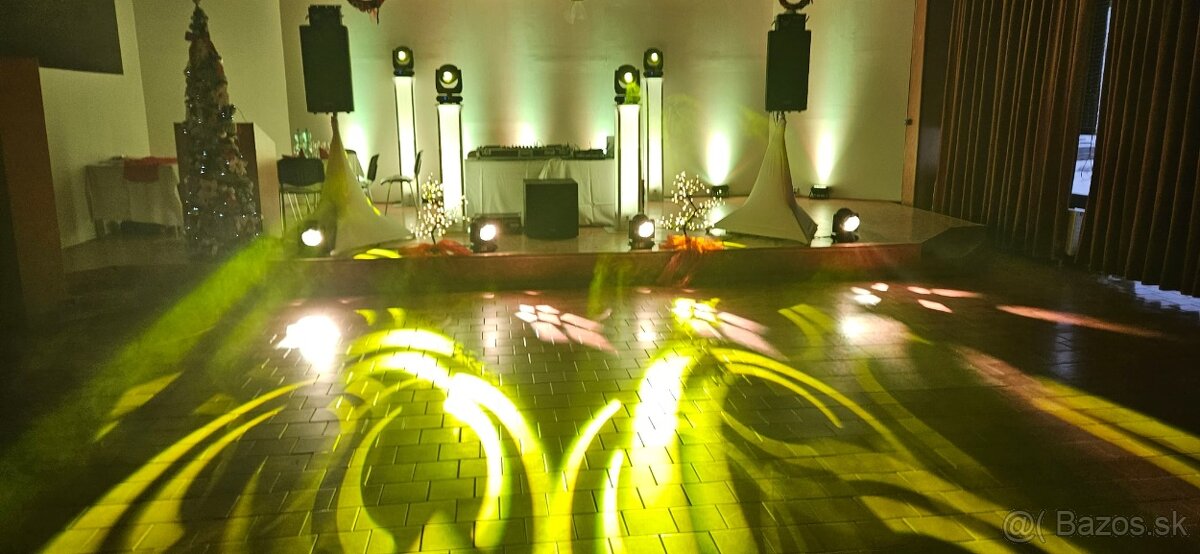 Predám 4x Moving Head 200w LED BSW - 12