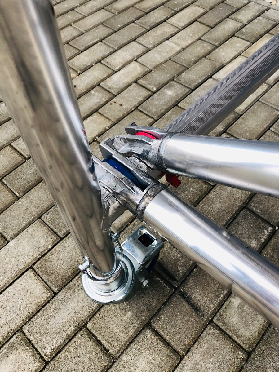 Pojazdné hliníkové lešenie. 75 x 200 / 8,50m DOPRAVA ZDARMA - 12