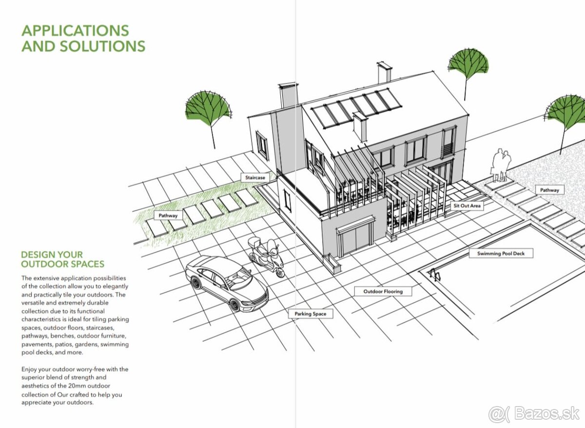Keramická dlažba na terasu hrúbky 2 cm - 12