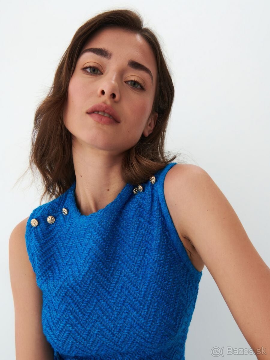 Saty zo štruktúrovaného úpletu Mohito - 12