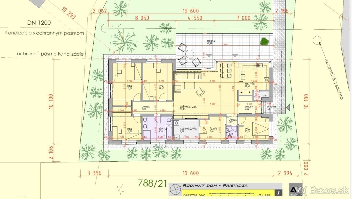 Stavebný pozemok Prievidza – ul. Riečna pri mestskom parku - 12