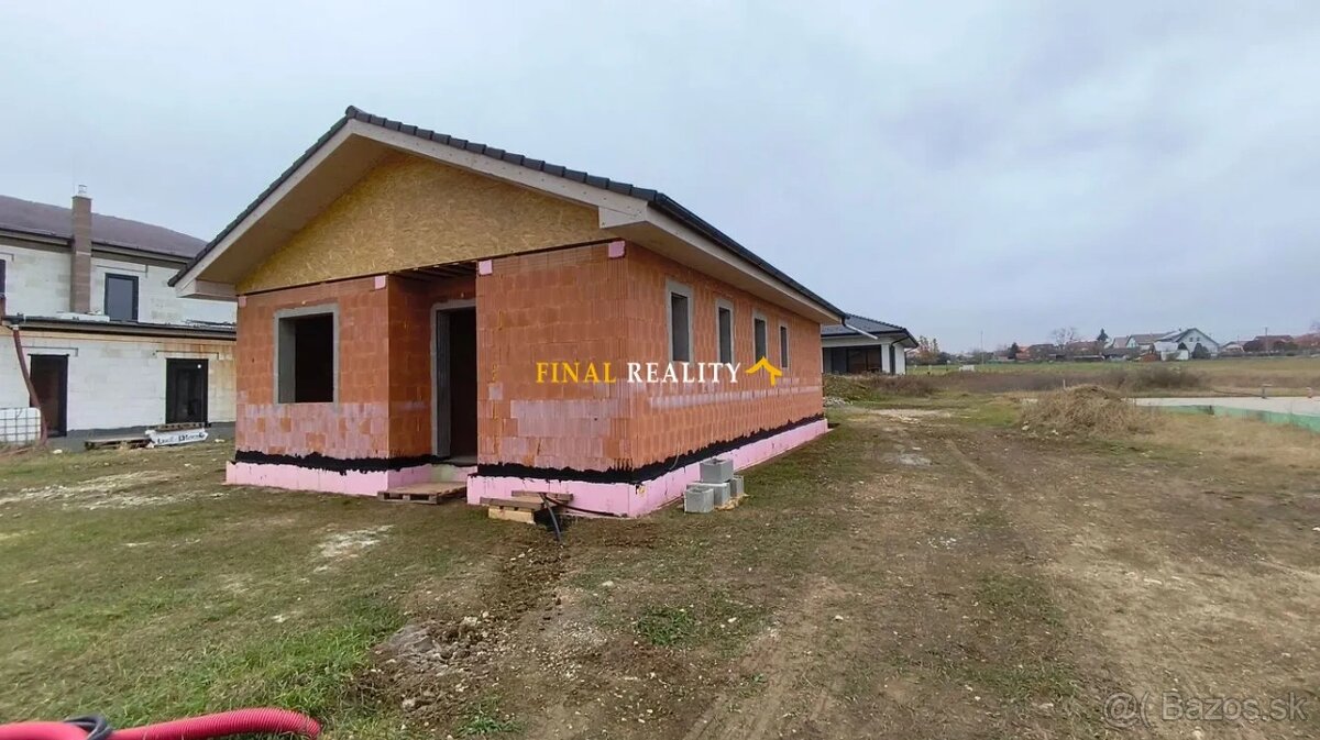 FINALREALITY: 3 izbový bungalov, hrubá stavba, Somorová Ves - 12