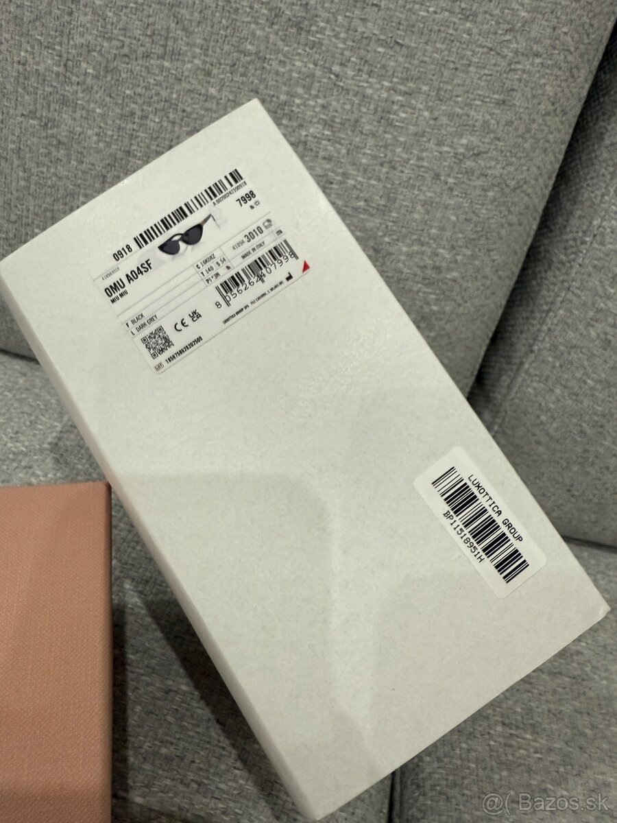 Miu miu dámske slnečné okuliare / nové, komplet balenie - 12