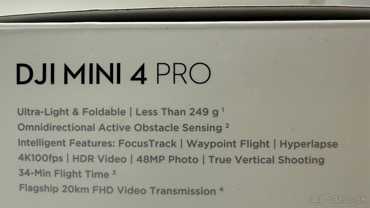 DJI Mini Pro 4 Fly More Combo, nepoužívaný, v záruke, doklad - 12