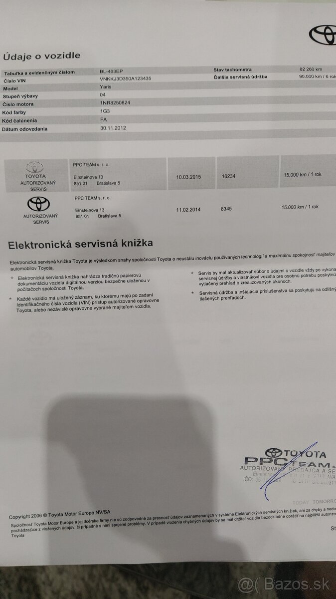 Toyota Yaris 1.33 VVTi 83000 km - 12