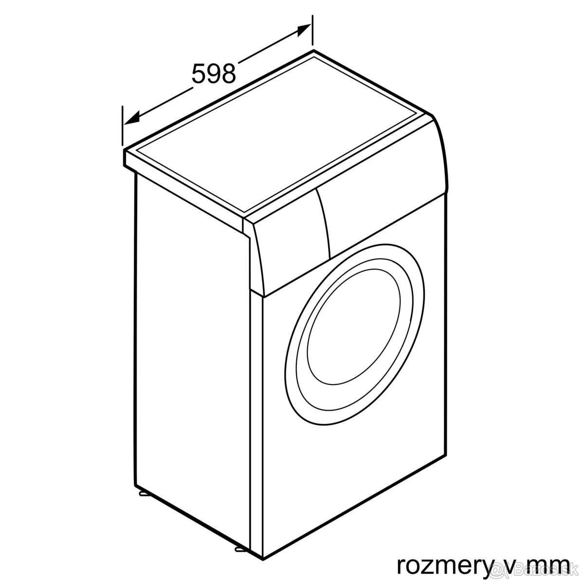 Úzka práčka Bosch WLG20260BY - 12