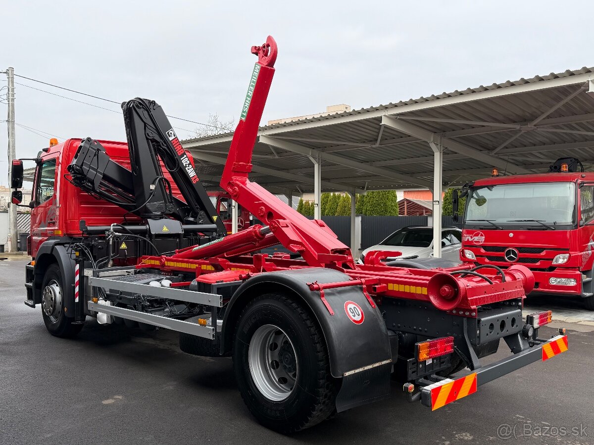 MERCEDES-BENZ AXOR 1833 HÁKOVÝ NOSIČ HYDRAULICKÁ RUKA HIAB - 12