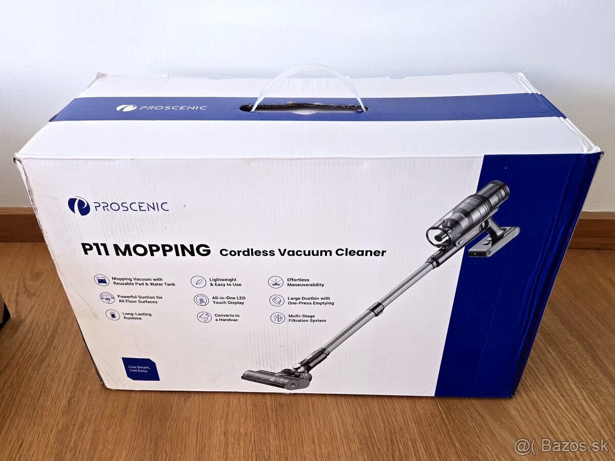 Vynikajúci Tyčový Vysávač PROSCENIC P11 MOPPING až 45kPa - 12