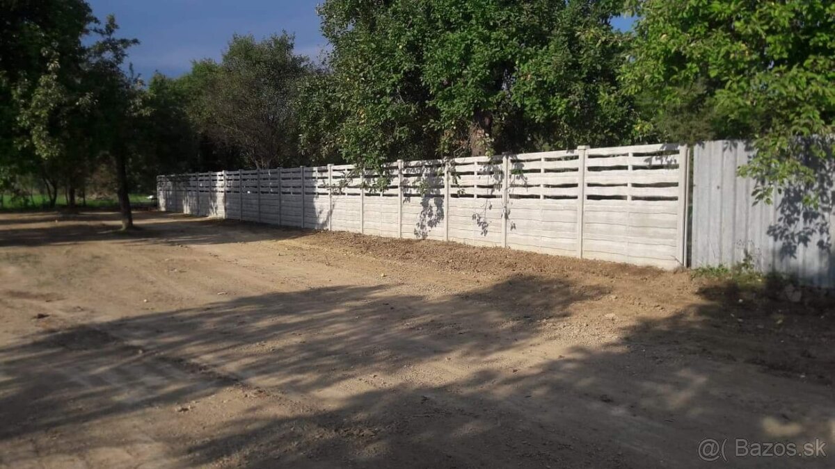 Betonove oplotenie, pletivo, podhrabove dosky - 12