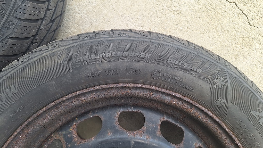 starsie plech disky R16 + pneu - 12