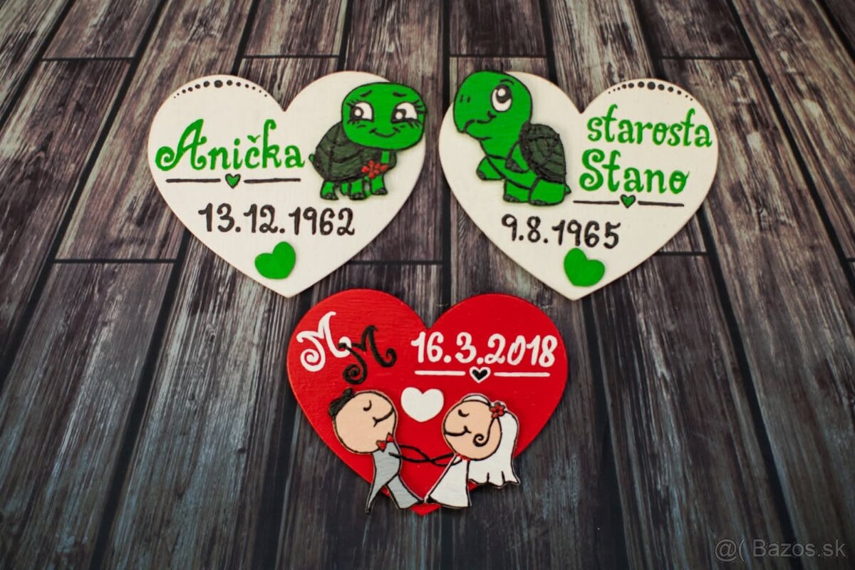 Ručne maľované magnetky - 12