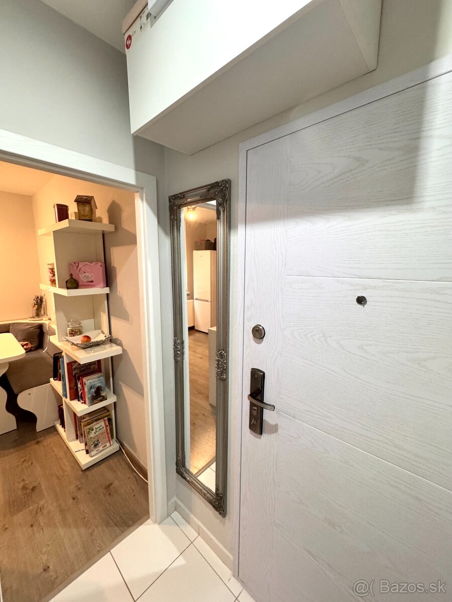 Prenájom- krásny 1 izbový byt s balkónom, zariadený, NZ - 12