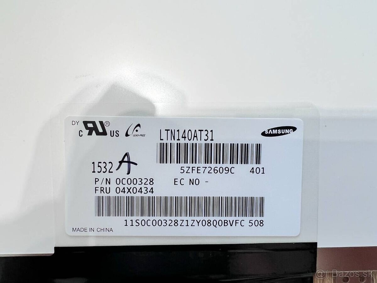 Predám obrazovku do notebooku 14"LED SLIM display 30pin//// - 12