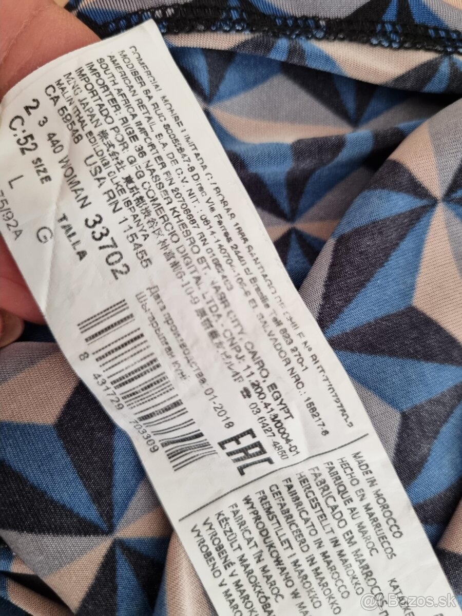 nové zavinovacie šaty mango veľ. L - 12