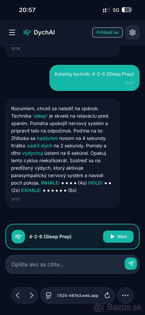 Predám inovatívny AI HealthTech projekt – dychAI - 12