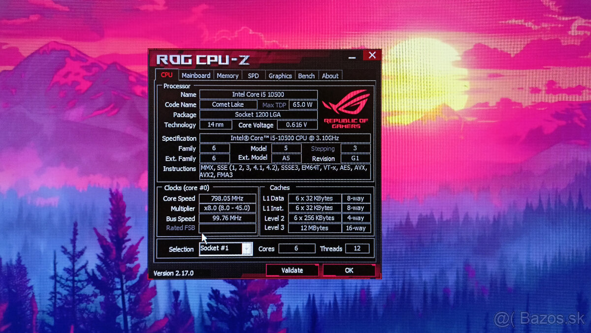 Herný PC i5 10500: 3,1-4,5GHz, 16GB DDR4, GTX 1660 SUPER 6GB - 12