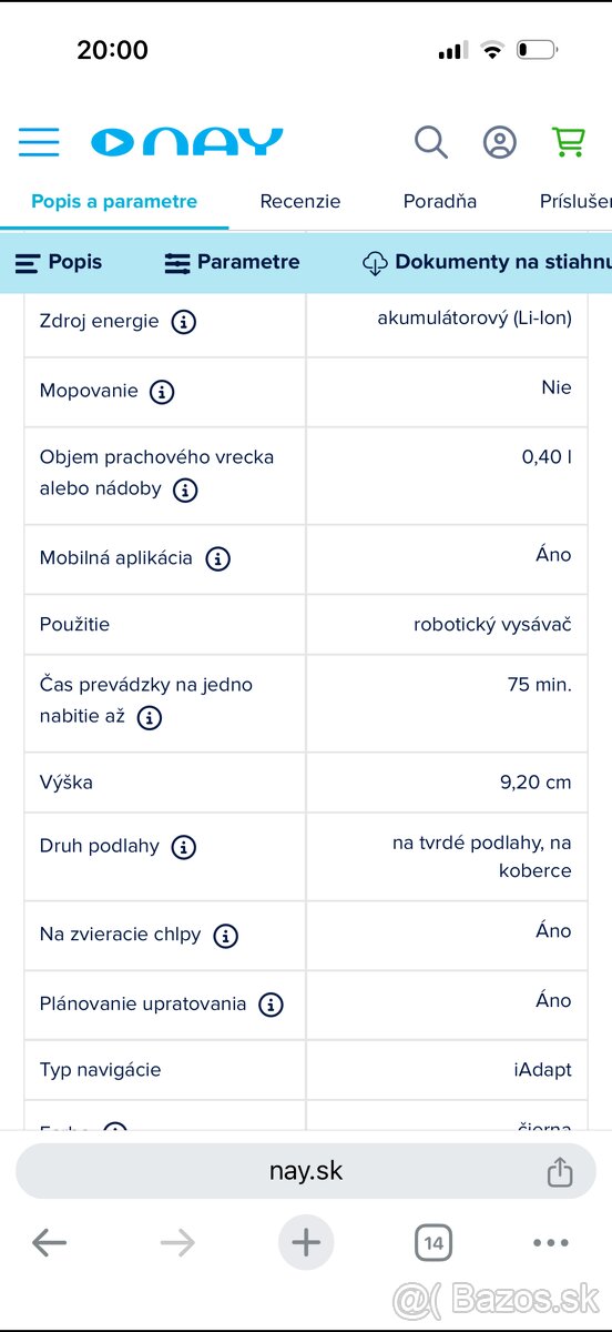 Robotický vysávač urobiť roomba i7 - 12