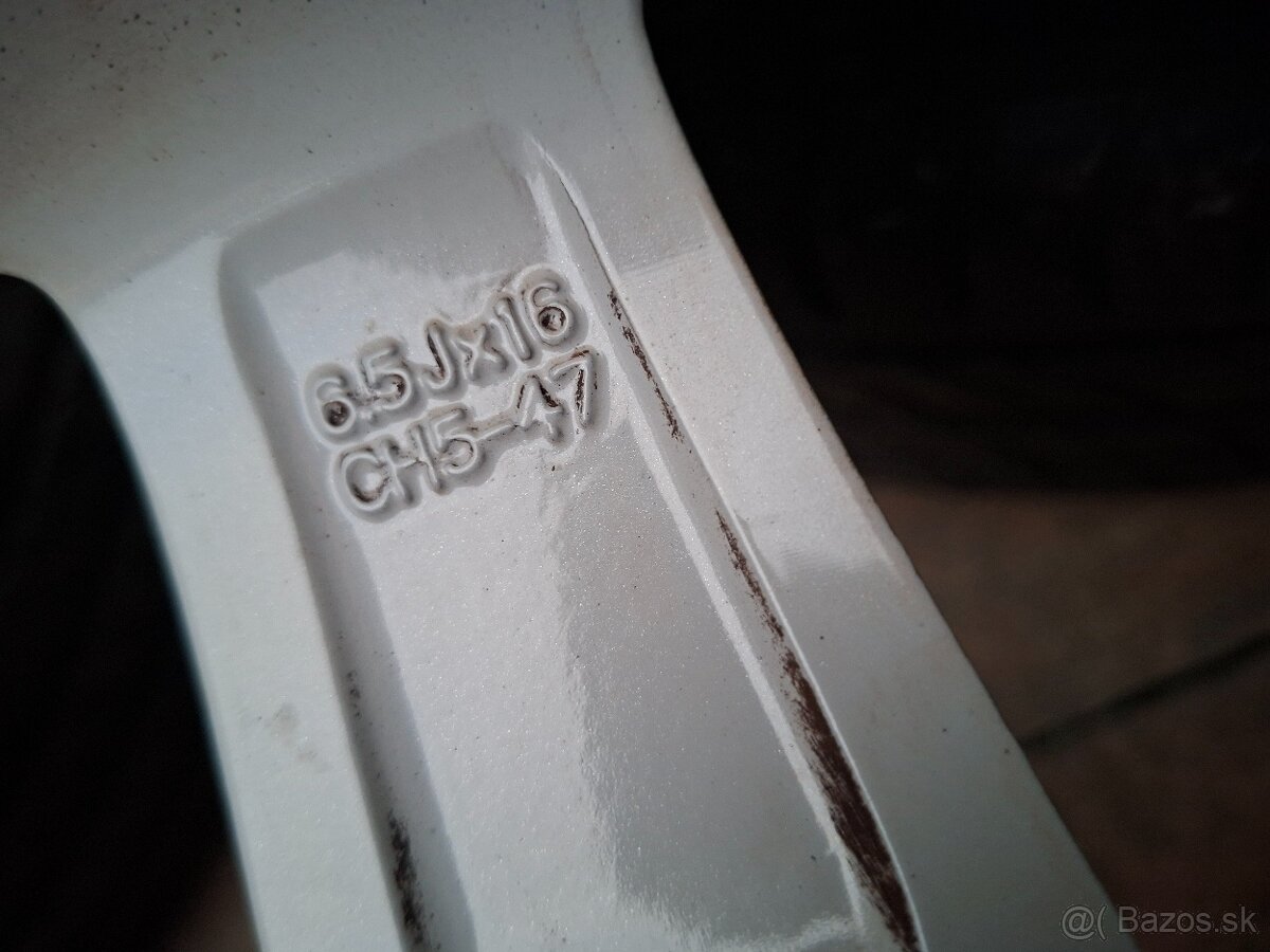 hlinikové disky Renault Fluence-61/2Jx16-ET-47--5x114,3 - 12