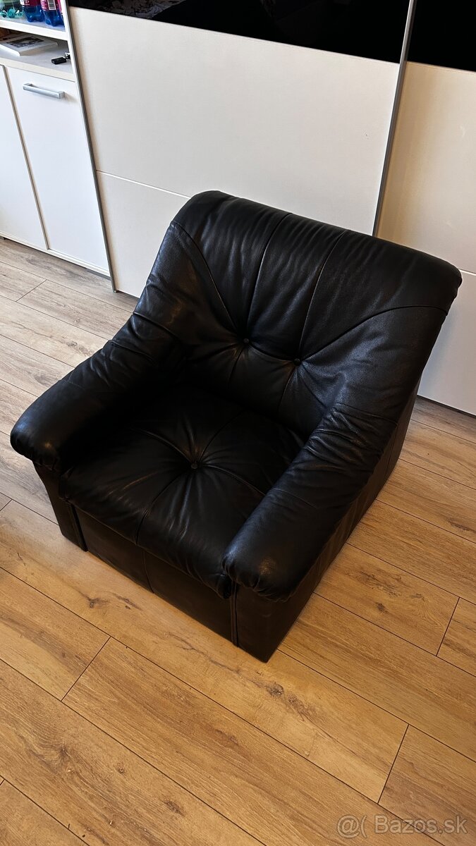 Kožená sedacia súprava + 2 kreslá – pravá koža - 12