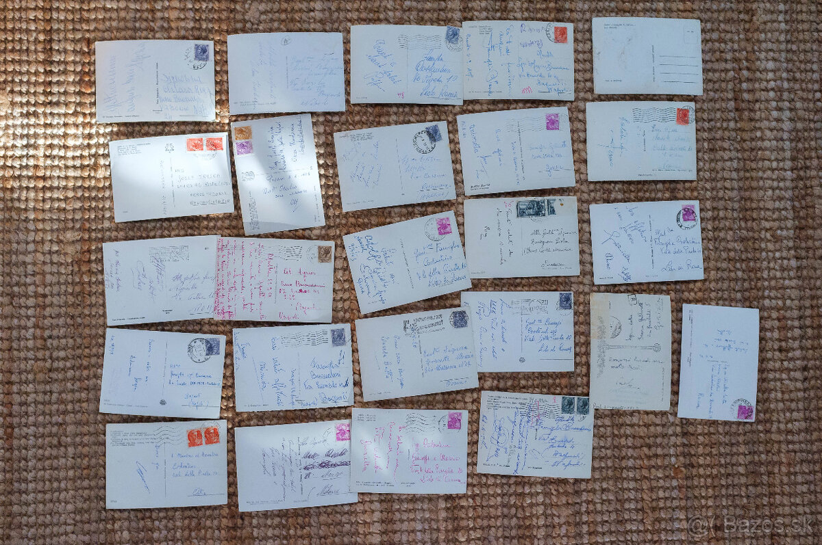 Sada 240 historických talianskych čiernobielych pohľadníc - 12