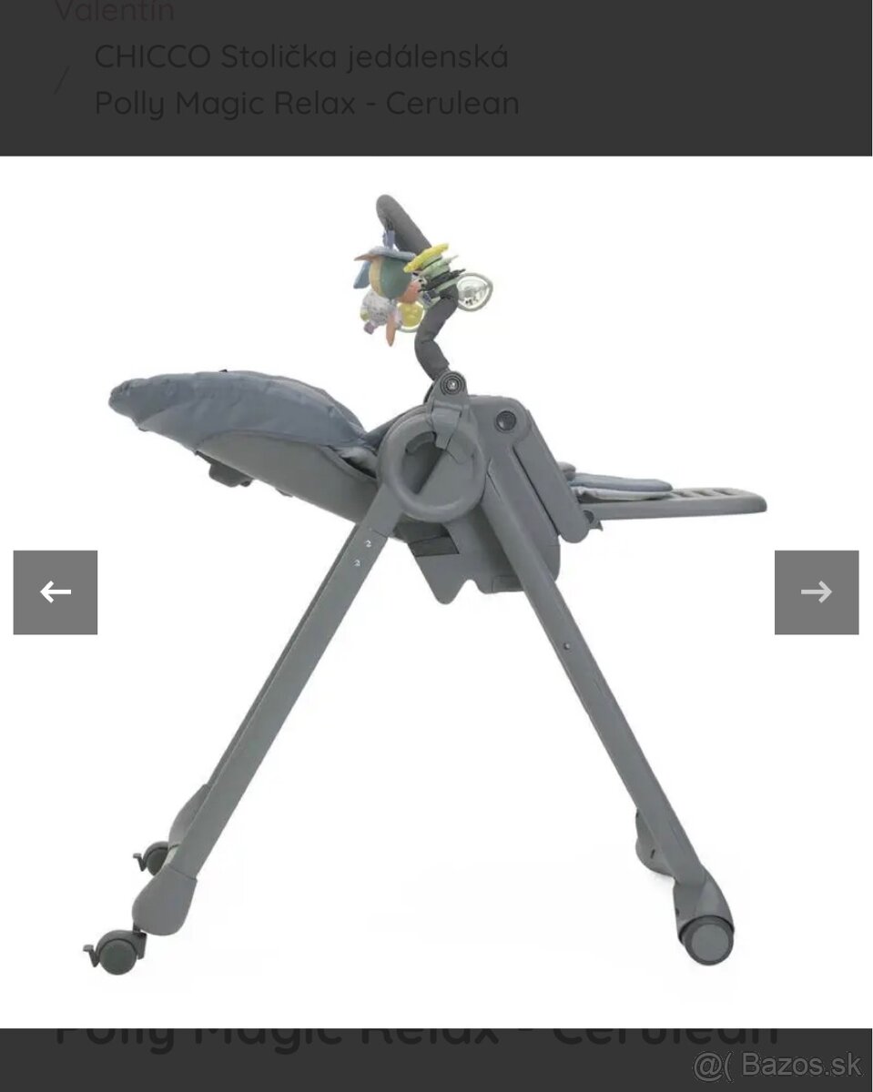 Detská jedálenská stolička Chicco - 12
