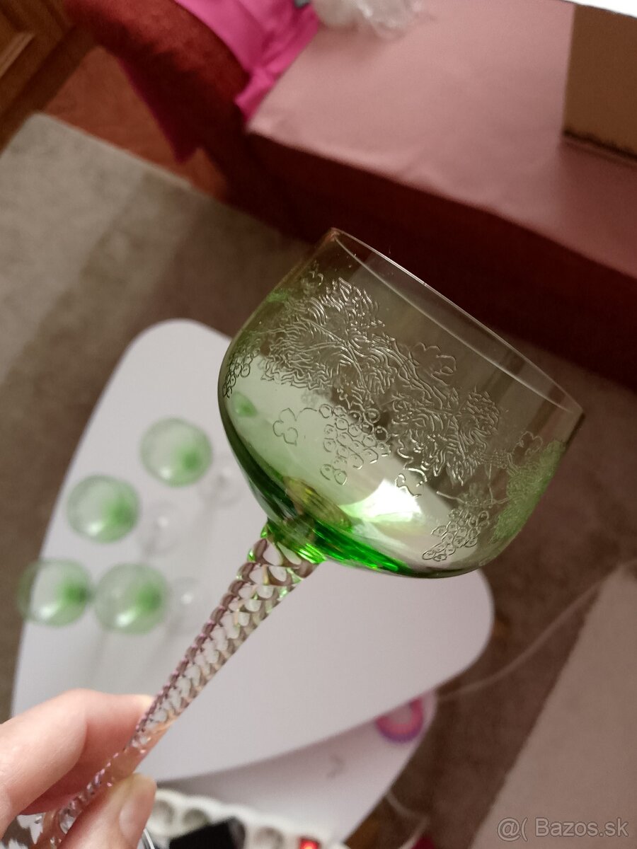 Retro poháre,váza - 12
