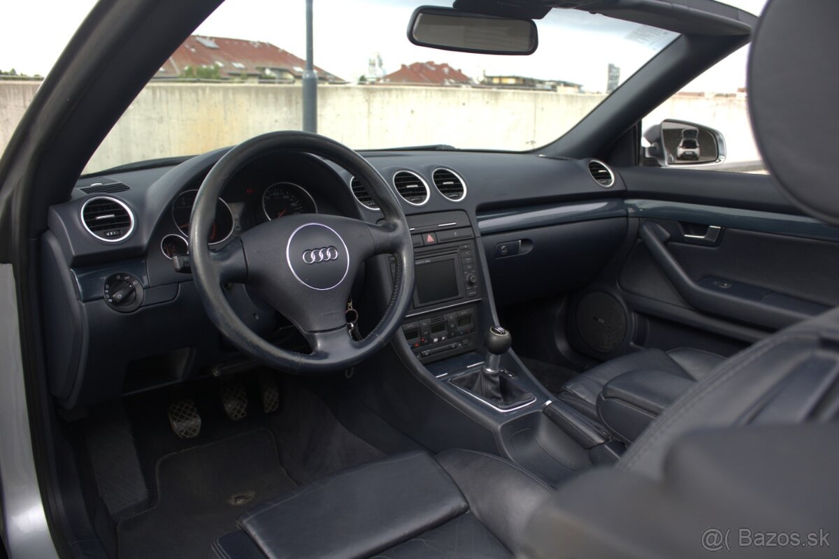 Audi A4 Cabrio, 1.8T 120kw, Benzín+LPG - 12