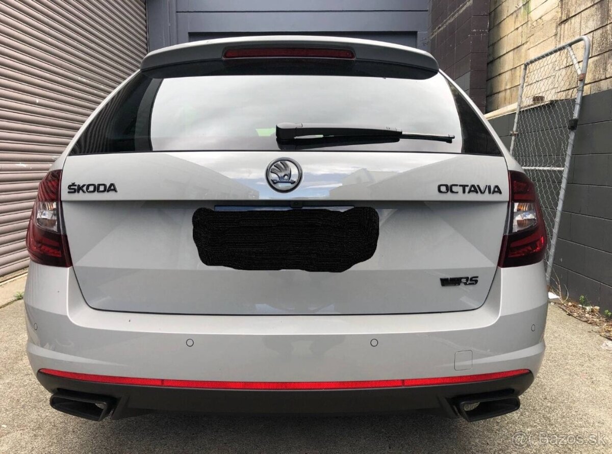 ŠKODA nápisy ČIERNE / CHROMOVE - 12