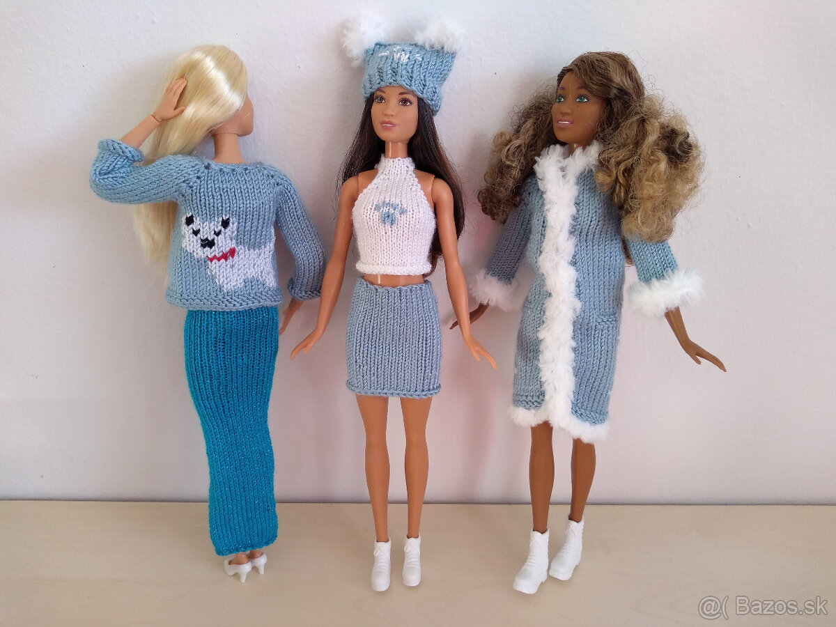 katáby šaty klobúky čiapky pre bábiky barbie ken stacie skip - 12
