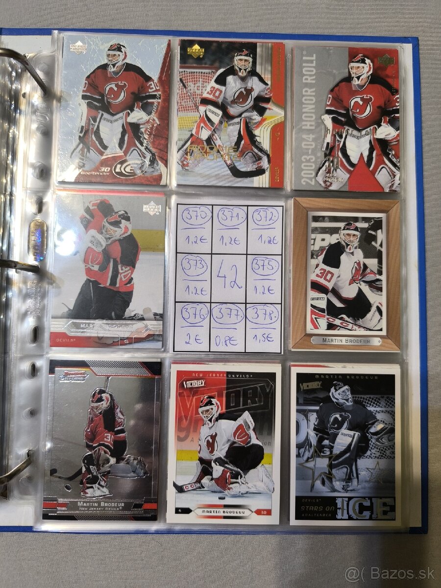 Hokejové kartičky - Martin Brodeur 2 - 12