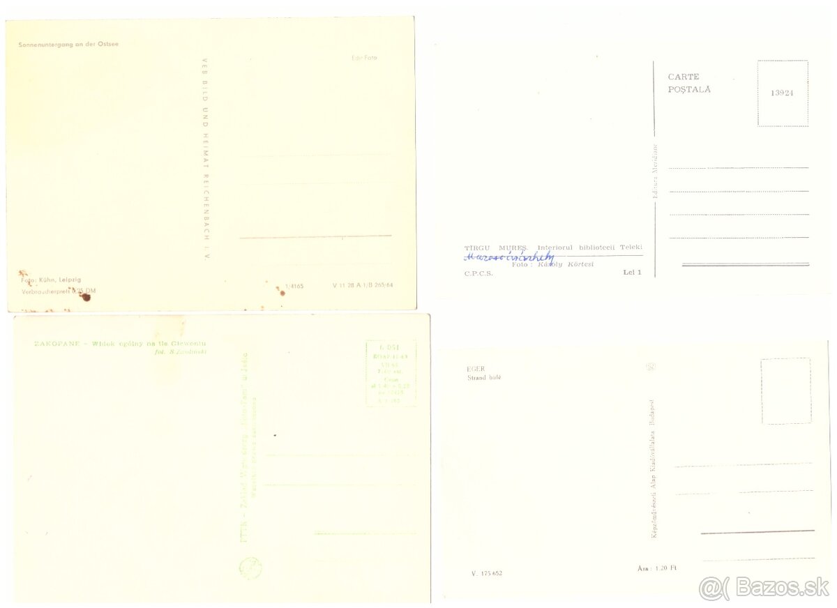 Pohľadnice Maďarsko Poľsko Balkán - 12