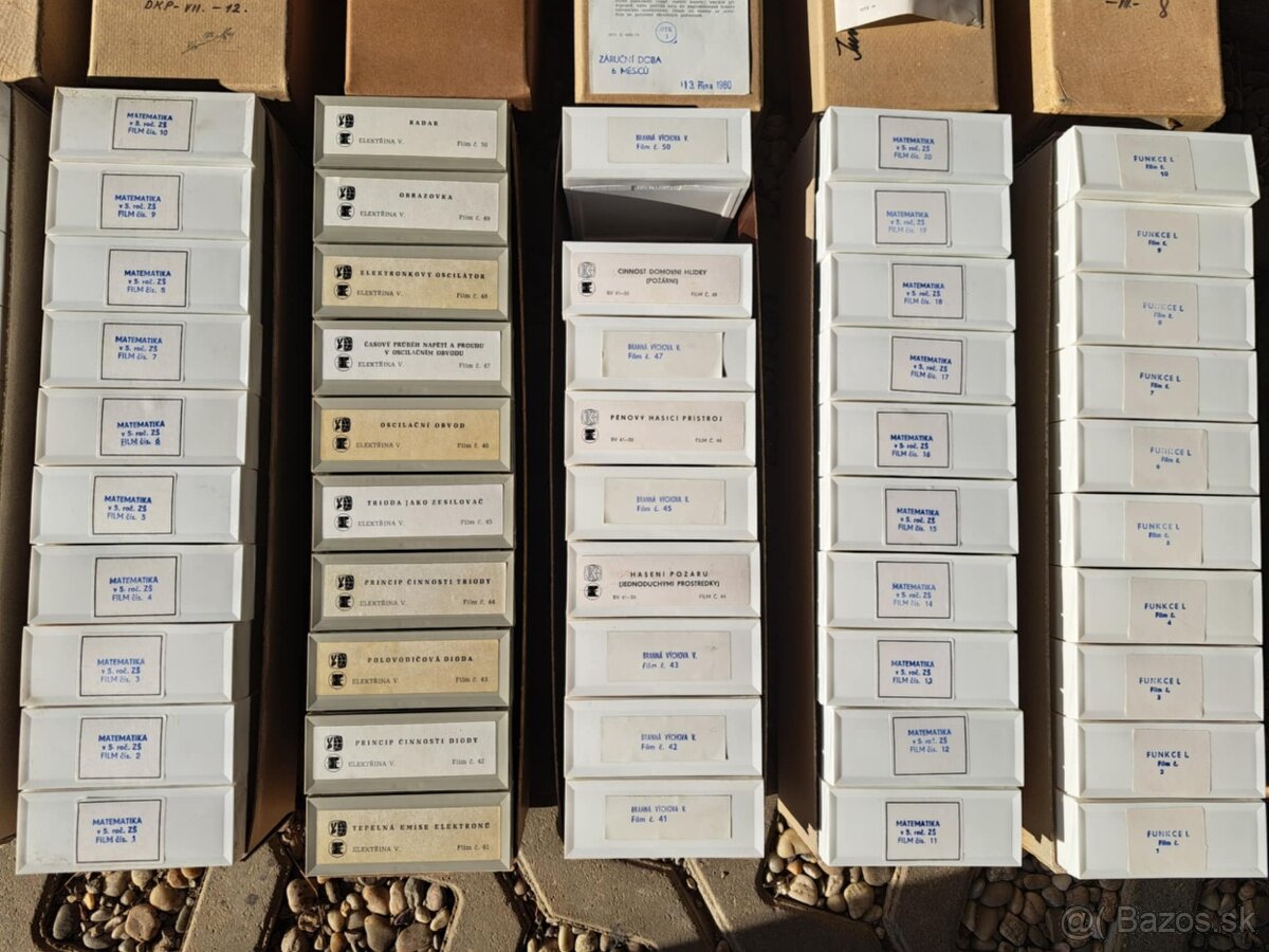 Výukový materiál pre školy, kotúčové a kazetové filmy ČSSR - 12