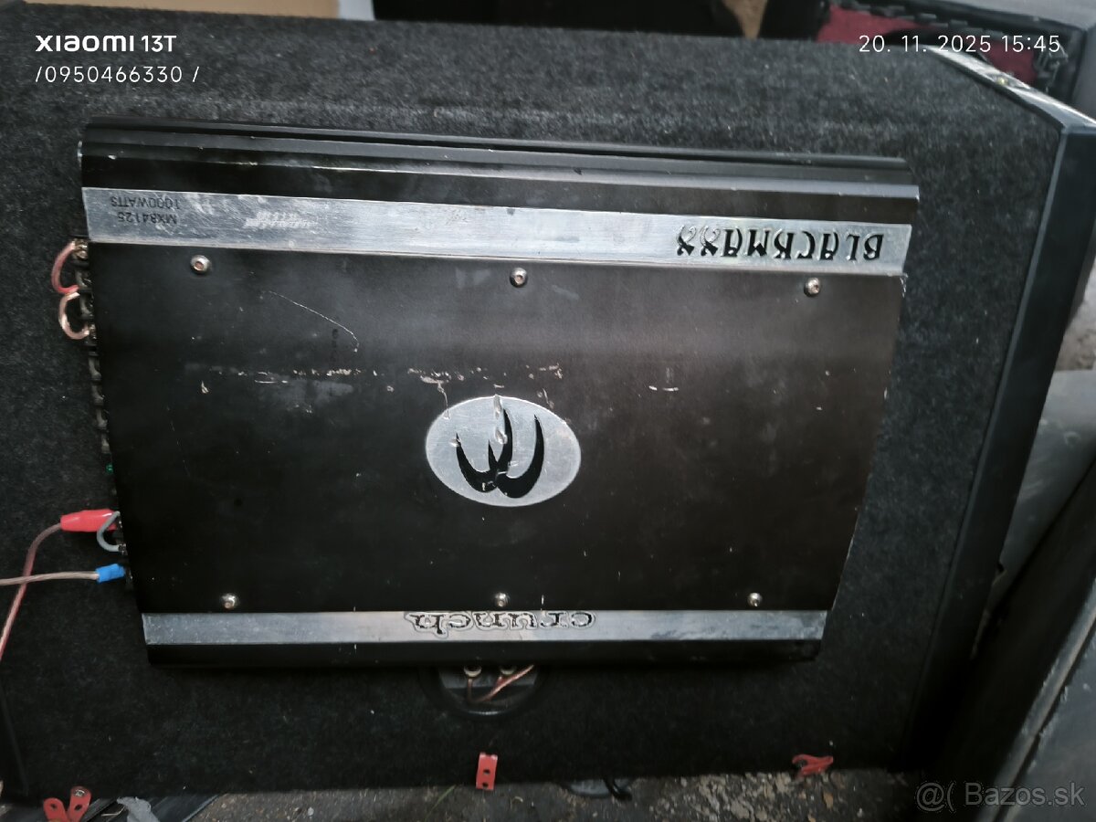 Predám Subwoofer +zosilovač - 12