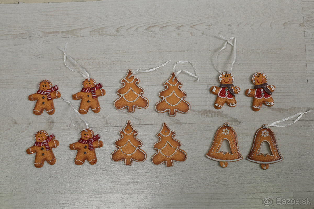 Vianočné dekorácie na okno/do bytu - 12