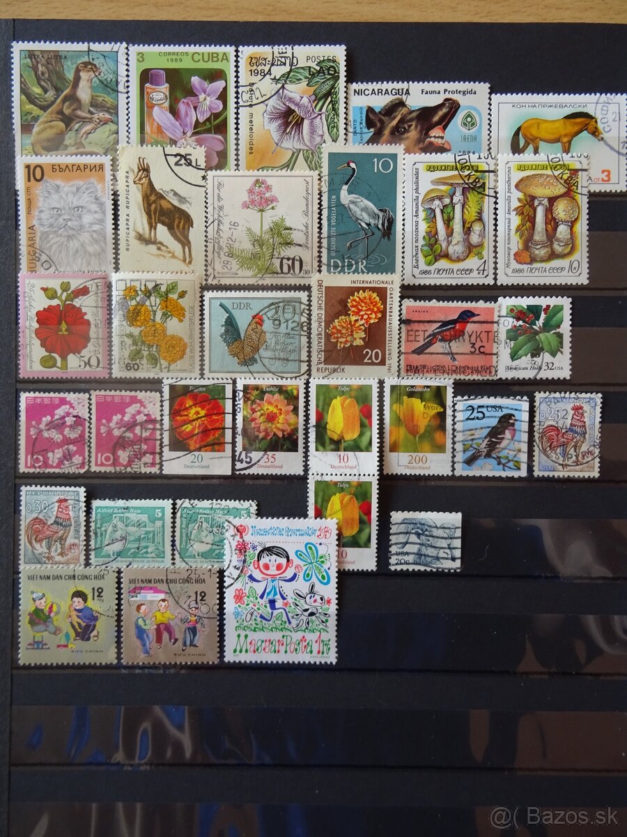 Pekná zbierka známok 1 - 12