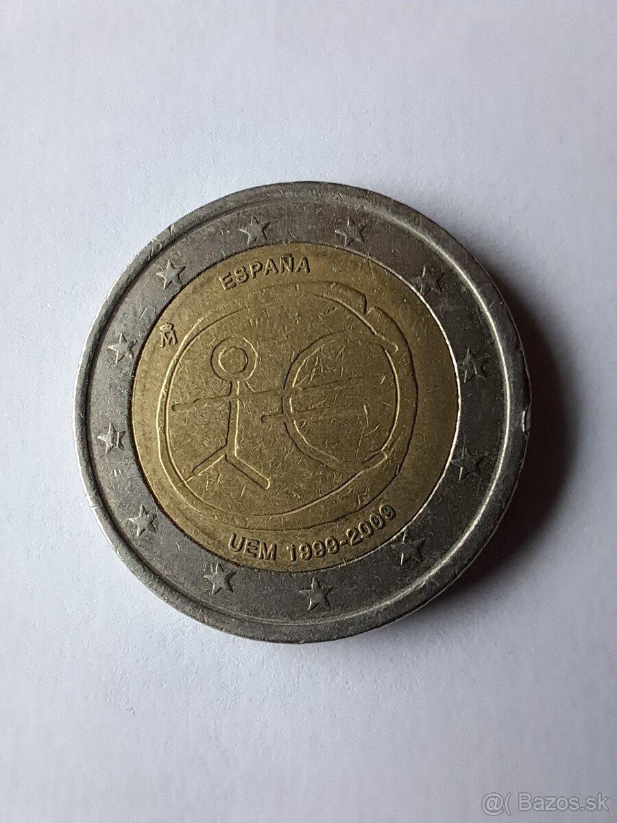 2 eur a 1eur Belgicko,Francuzsko,Spanielsko,Grecko,Monaco - 12