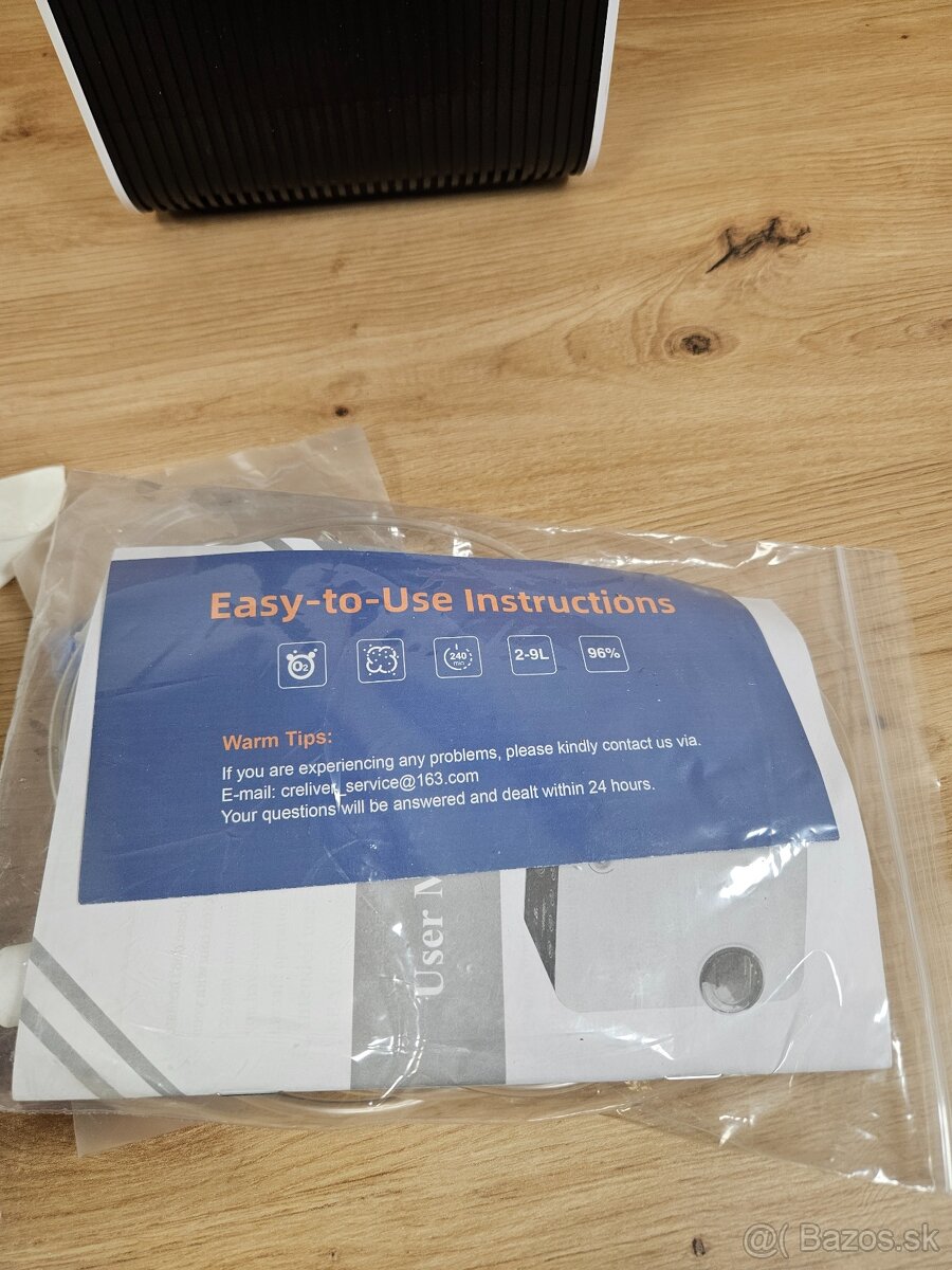 Kyslíkový koncentrátor / oxygenátor – nový, kompletný - 12