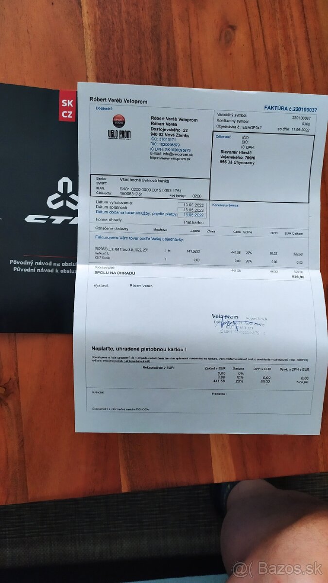 Krosový elektrobicykel CTM Tranz 3.0 - 12
