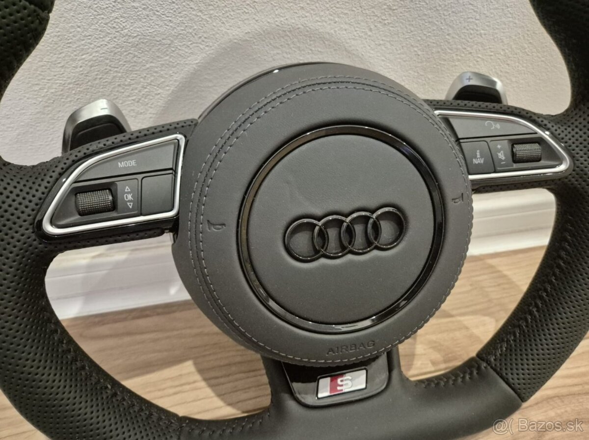 VOLANT AUDI KOŽENÝ MULTIFUNKCNY + s AIRBAGOM - 12
