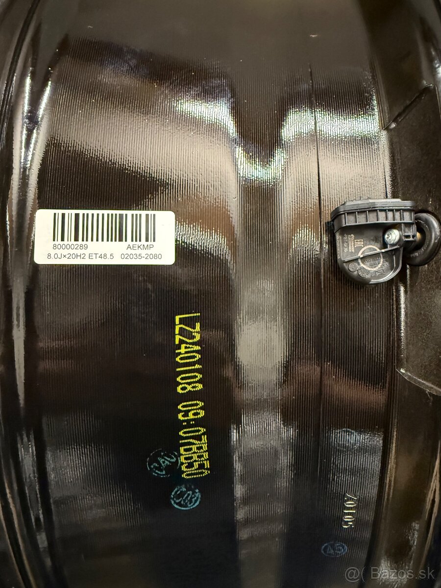 Nepoužité hliníkové disky Volvo 5x108 R20 Volvo EX30 V90 S90 - 12