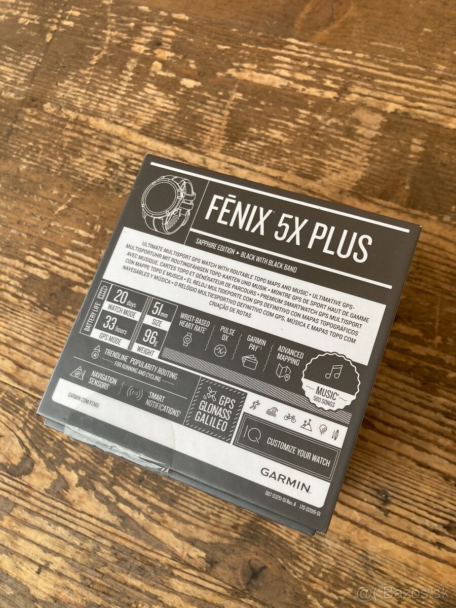 Chytré hodinky Garmin Fenix 5X Plus Sapphire Crystal - 12