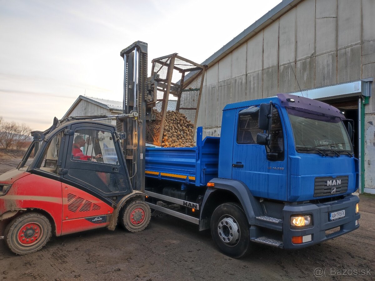 Preprava sypkých materiálov - NOSNOSŤ 8T - 12